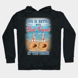 Best Friend At The Beach Hoodie